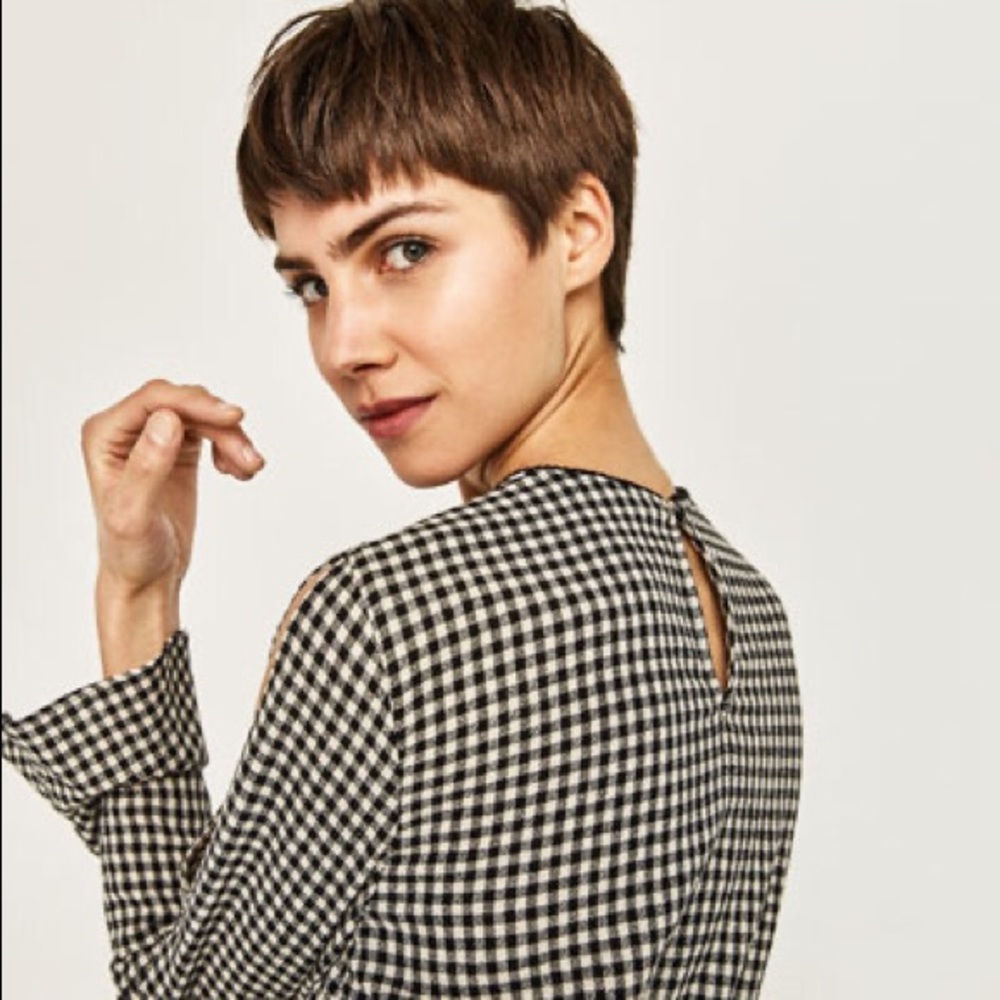 Liked New Zara Black Bow Top - Picture 4 of 8